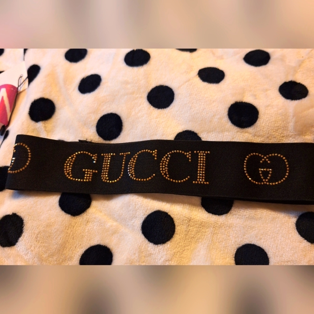 Black and Gold Headband